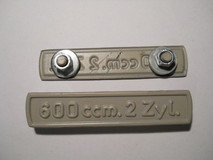 Zündapp Emblemat / 600ccm2Zyl / Wh